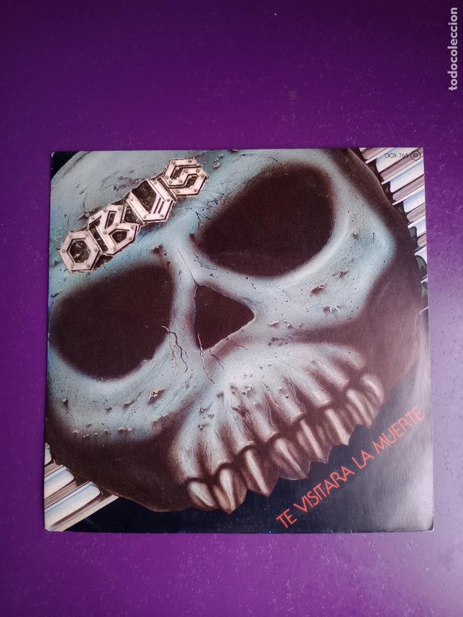 Discos de vinilo: OBUS - SG CHAPA 1985 PROMO - TE VISITARA LA MUERTE +1 HEAVY METAL -