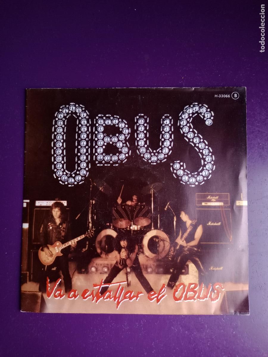 Discos de vinilo: OBUS SG CHAPA 1981 - VA A ESTALLAR EL OBUS/ DOSIS DE HEAVY METAL HEAVY METAL - HARD ROCK URBANO