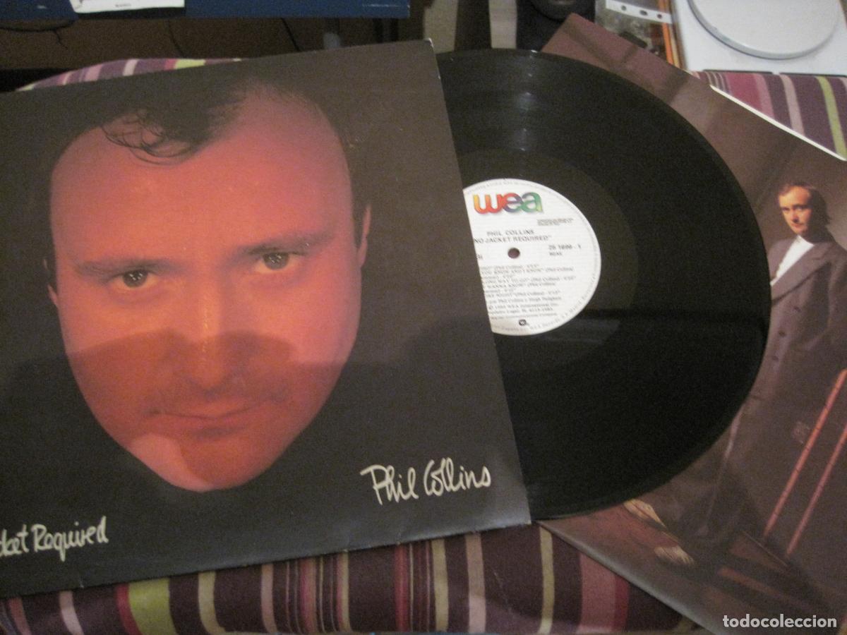 Discos de vinilo: LP PHIL COLLINS NO JACKET REQUIRED WEA SPAIN 1985
