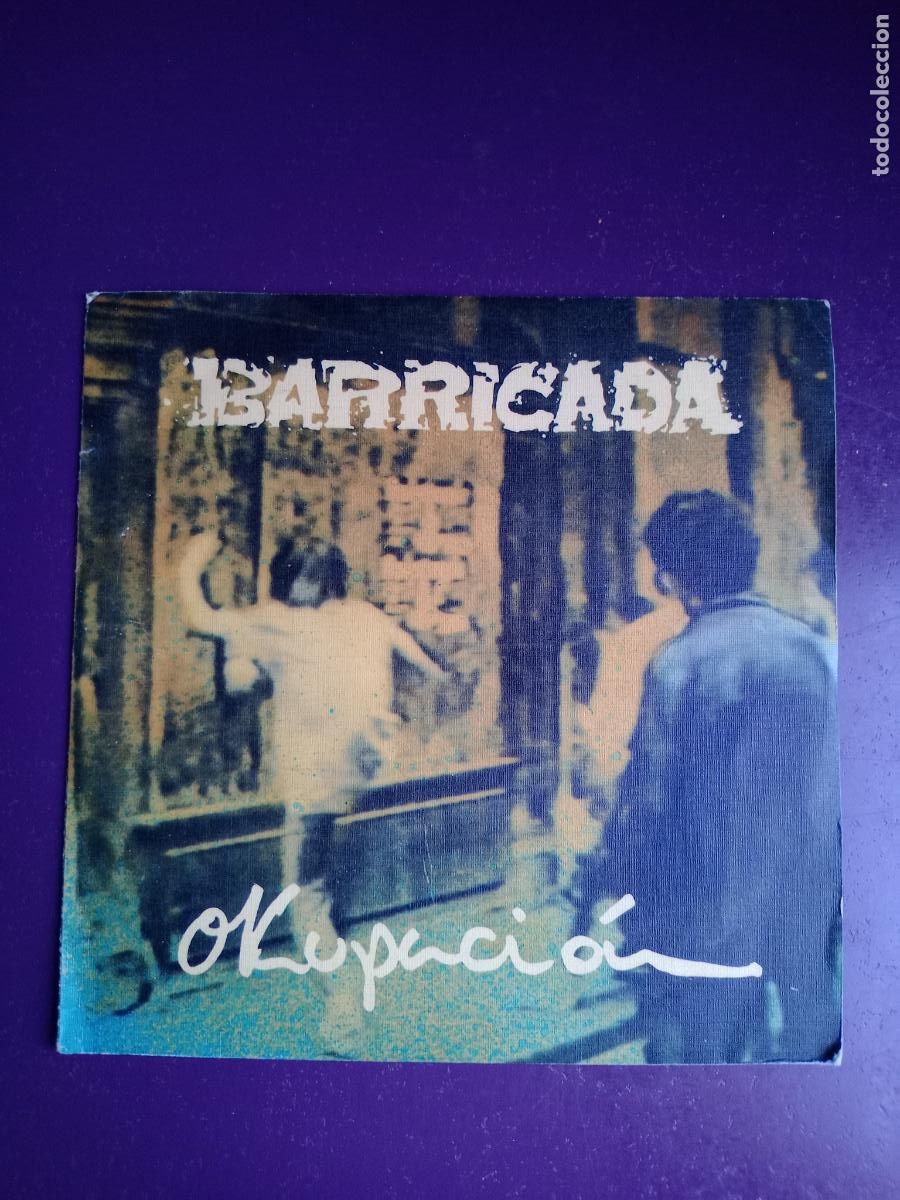 Discos de vinilo: Barricada &lrm;&ndash; Okupaci&oacute;n - SG RCA 1986 PROMO - MUY POCO USO -