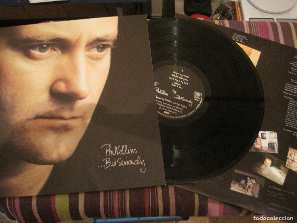 Discos de vinilo: LP PHIL COLLINS BUT SERIOUSLY WEA 1989