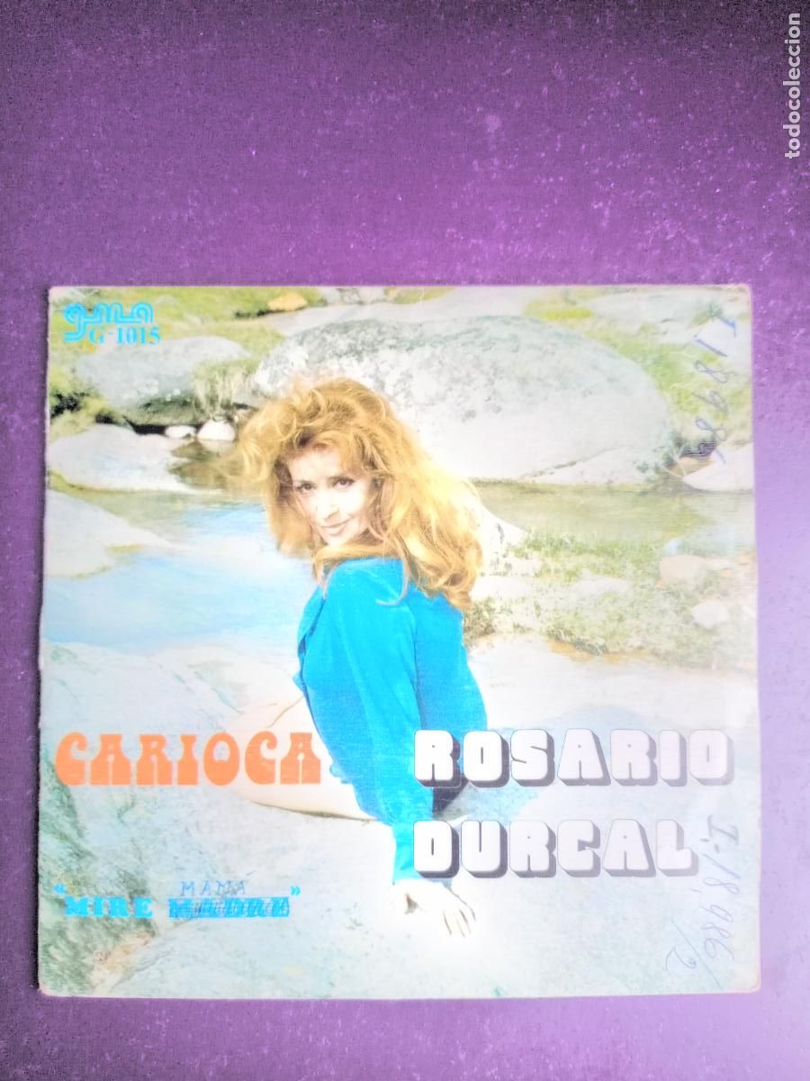 Discos de vinilo: ROSARIO DURCAL &lrm;&ndash; CARIOCA - SG GMA 1973 - DIRIA Q SIN ESTRENAR - MELODICA POP 70'S
