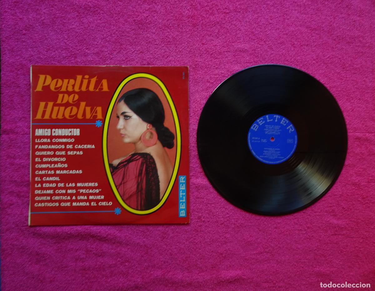 Discos de vinilo: perlita de huelva amigo conductor 1969 belter 22361 guitarra vicente el granaino lp vinilo