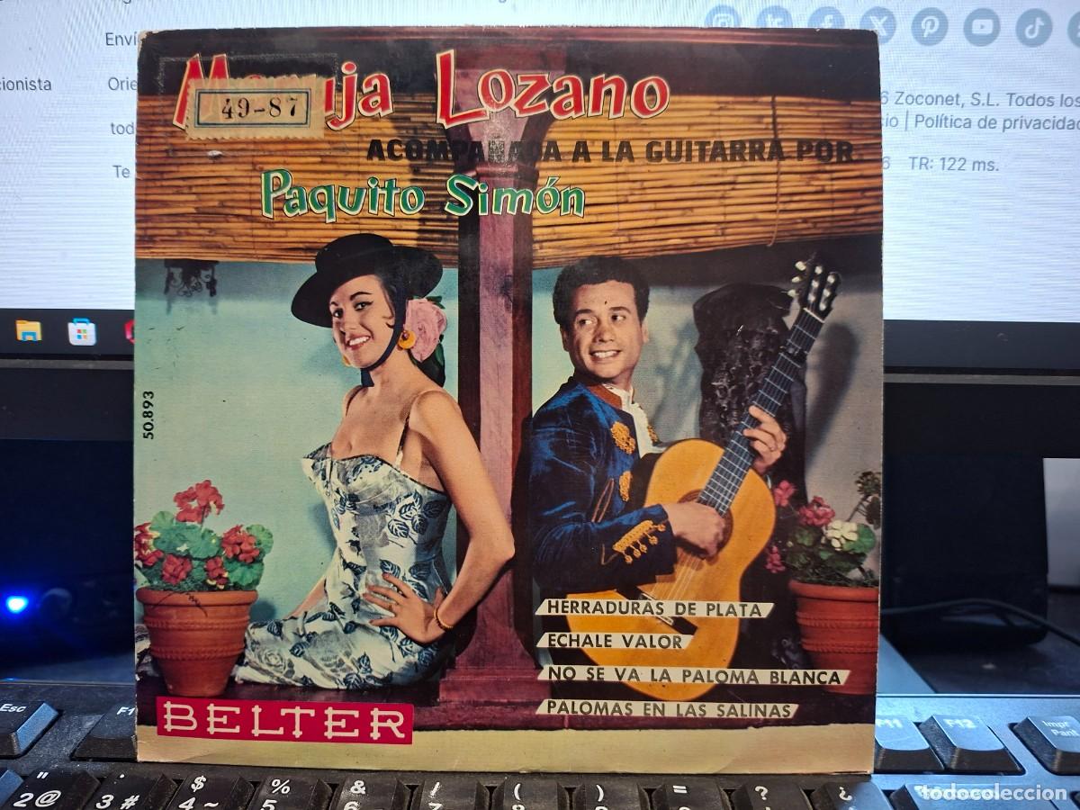 Discos de vinilo: MARUJA LOZANO CON PAQUITO SIMON - HERRADURAS DE PLATA - EP DE VINILO