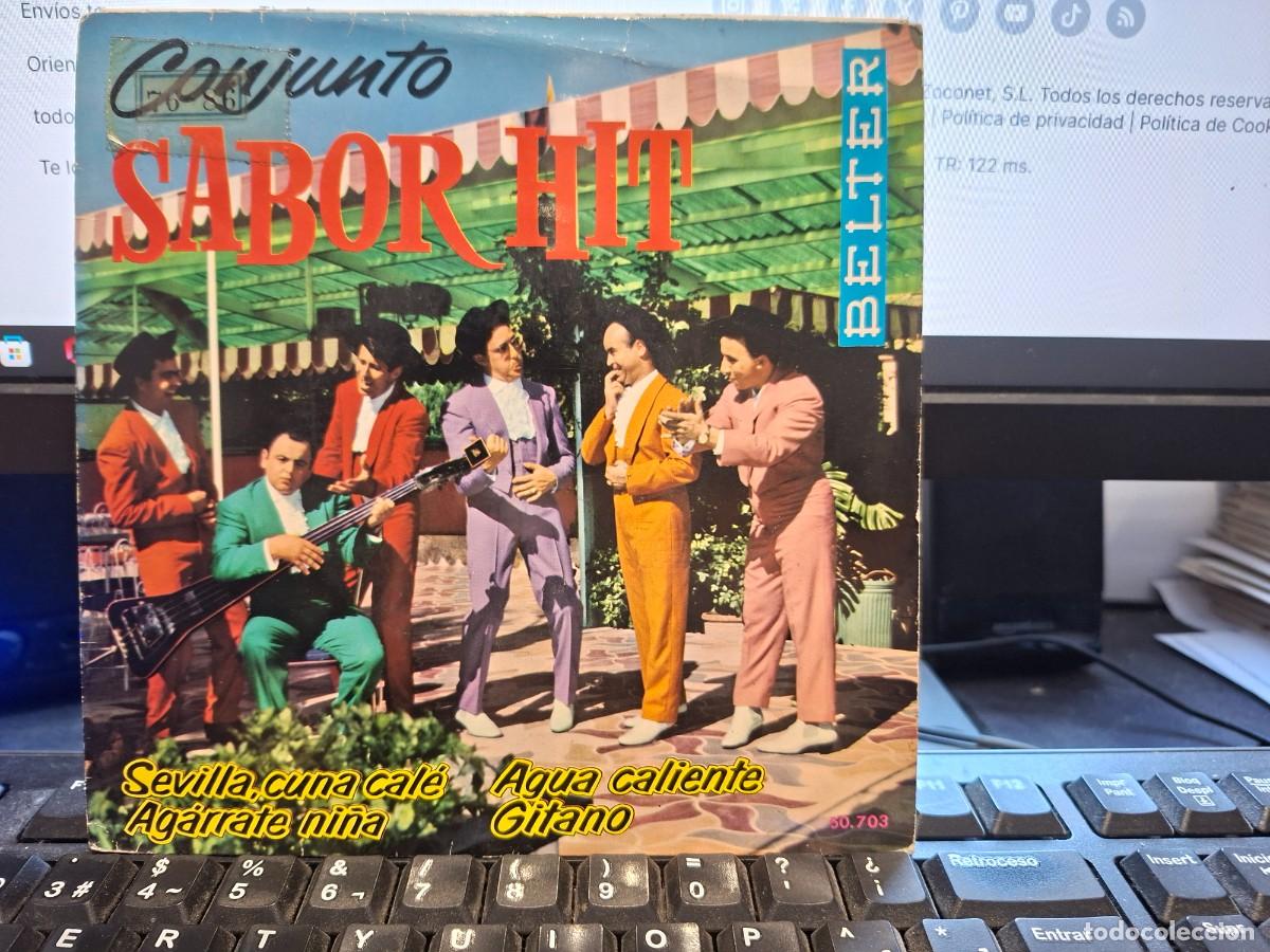 Discos de vinilo: CONJUNTO SABOR HIT - SEVILLA CUNA CALE - EP DE VINILO DE VINILO