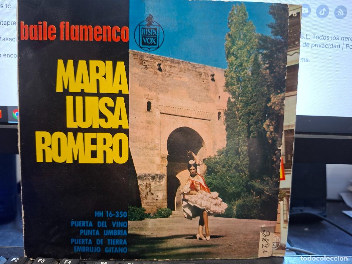 Discos de vinilo: MARIA LUISA ROMERO - PUERTA DEL VINO - EP DE VINILO