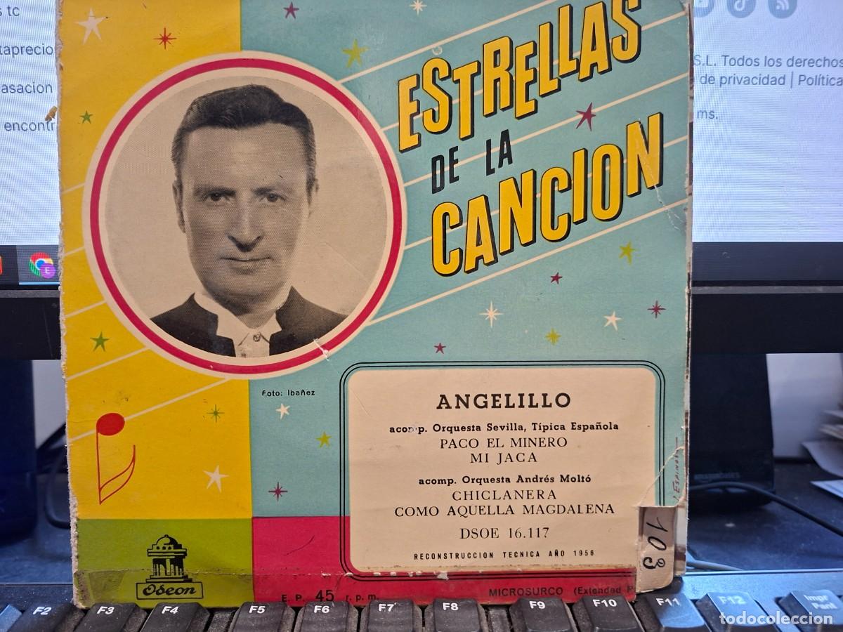 Discos de vinilo: ANGELILLO - PACO EL MINERO - EP DE VINILO