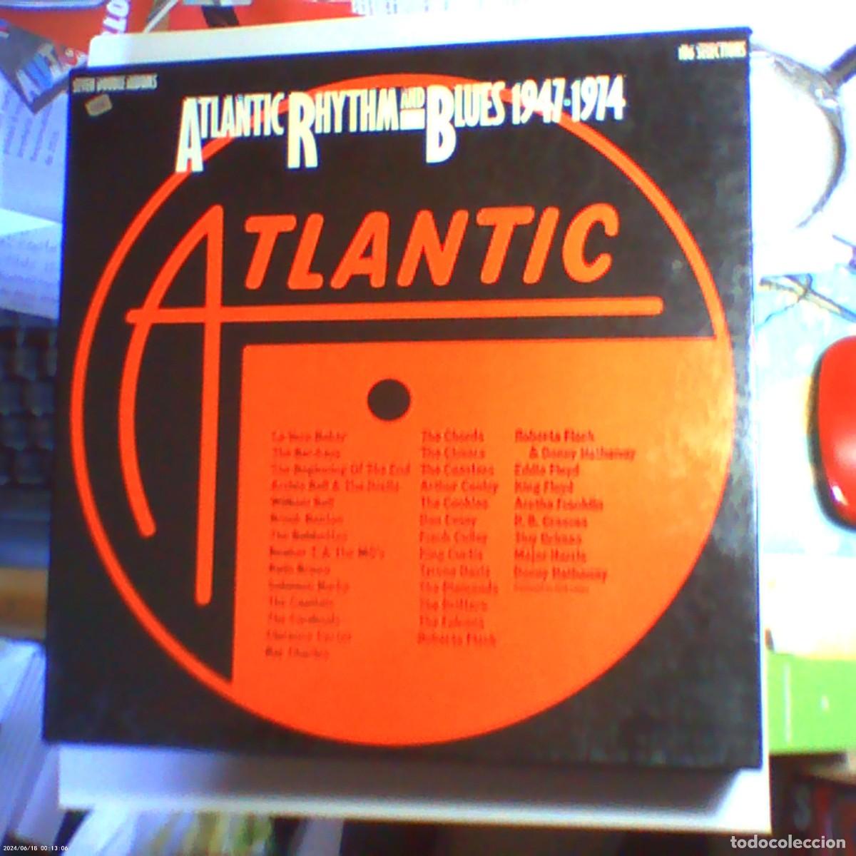 Discos de vinilo: lp 14 discos atlantic rhythm and blues 1947-1974. atlantic 1985 USA (seminuevo)