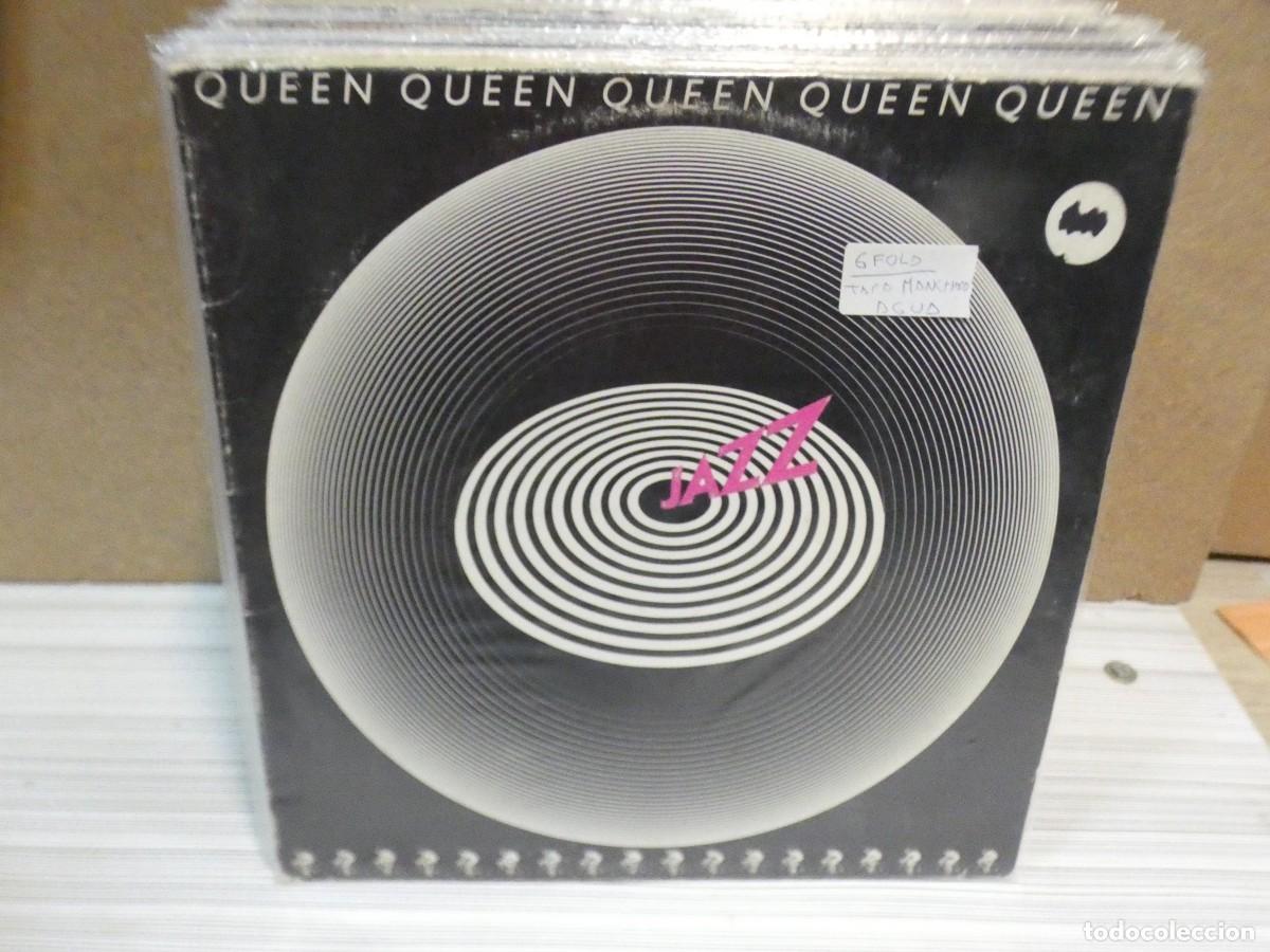 Vinyl records: ARKANSAS1980 PACC702 VINILO LEVE USO ESTADO CORRECTO QUEEN GFOLD TAPA MANCHA AGUA
