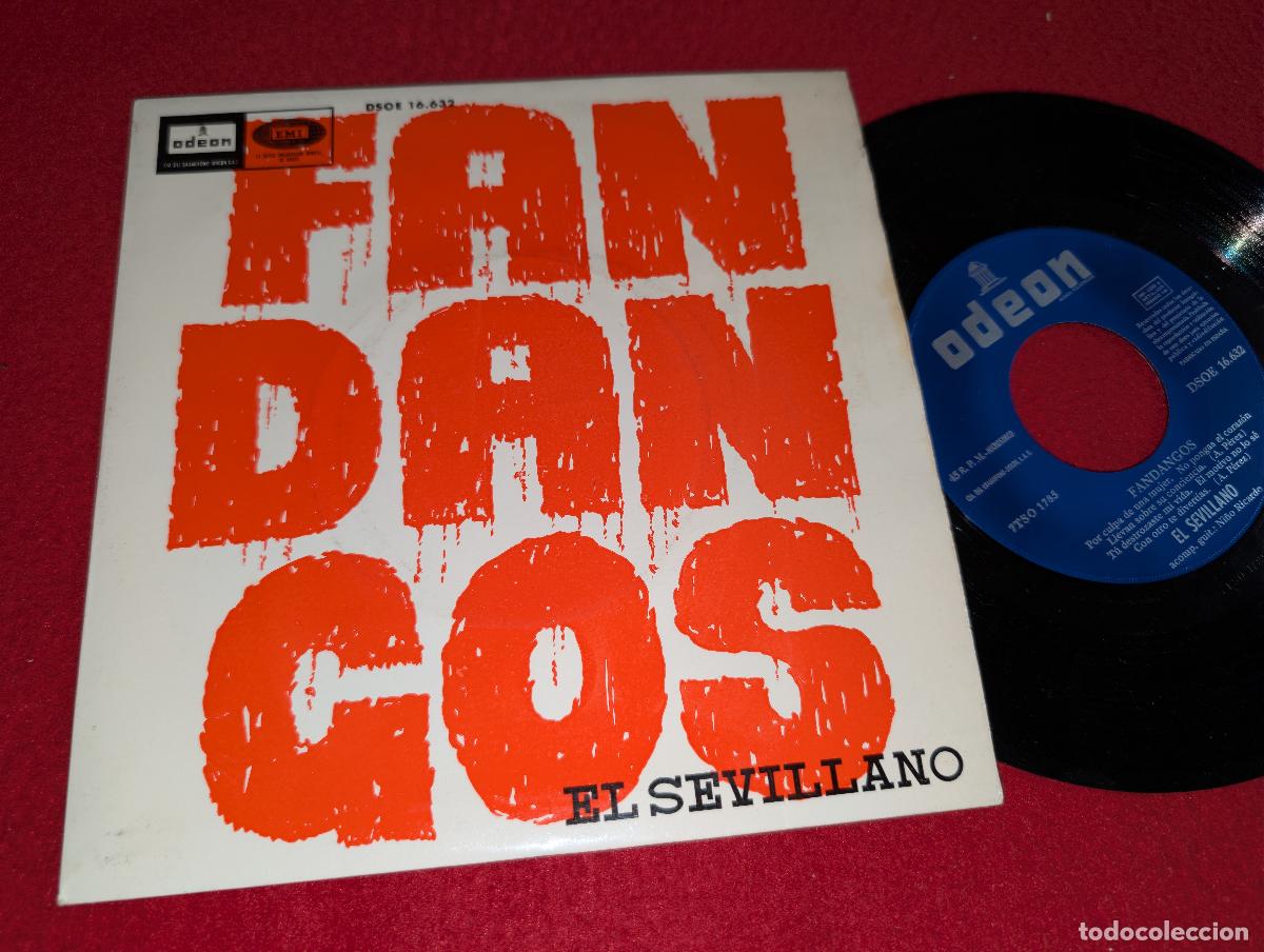 Discos de vinilo: EL SEVILLANO & Ni&ntilde;o Ricardo Fandangos. En la historia de mi vida ++ EP 7'' 1964 Odeon