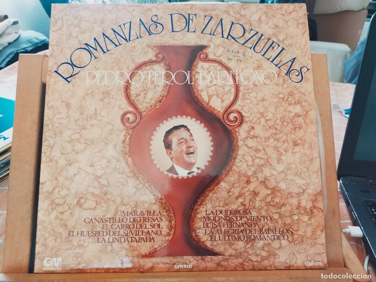 Discos de vinilo: ROMANZAS DE ZARZUELAS. PEDRO BOTEROL. BAR&Iacute;TONO. ETIQUETA SEPU 150 PESETAS. GRAMUSIC 10 TEMAS. 1976