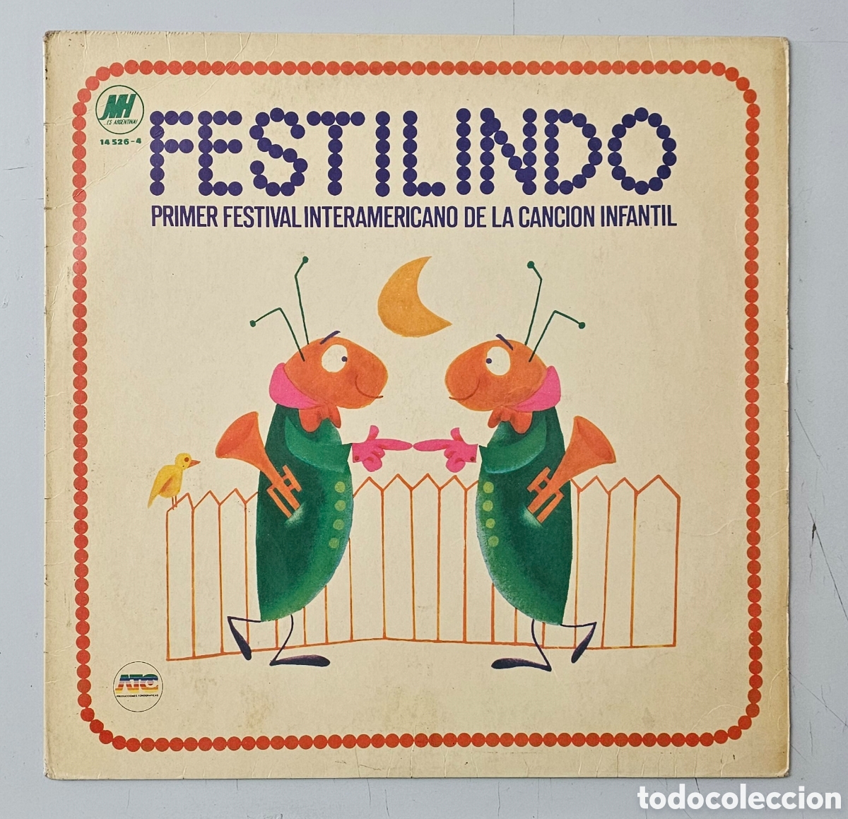 Discos de vinilo: LP FESTILINDO (Argentina - MH - 1979) Peque&ntilde;os Grillos Cantores RARO ESCASO