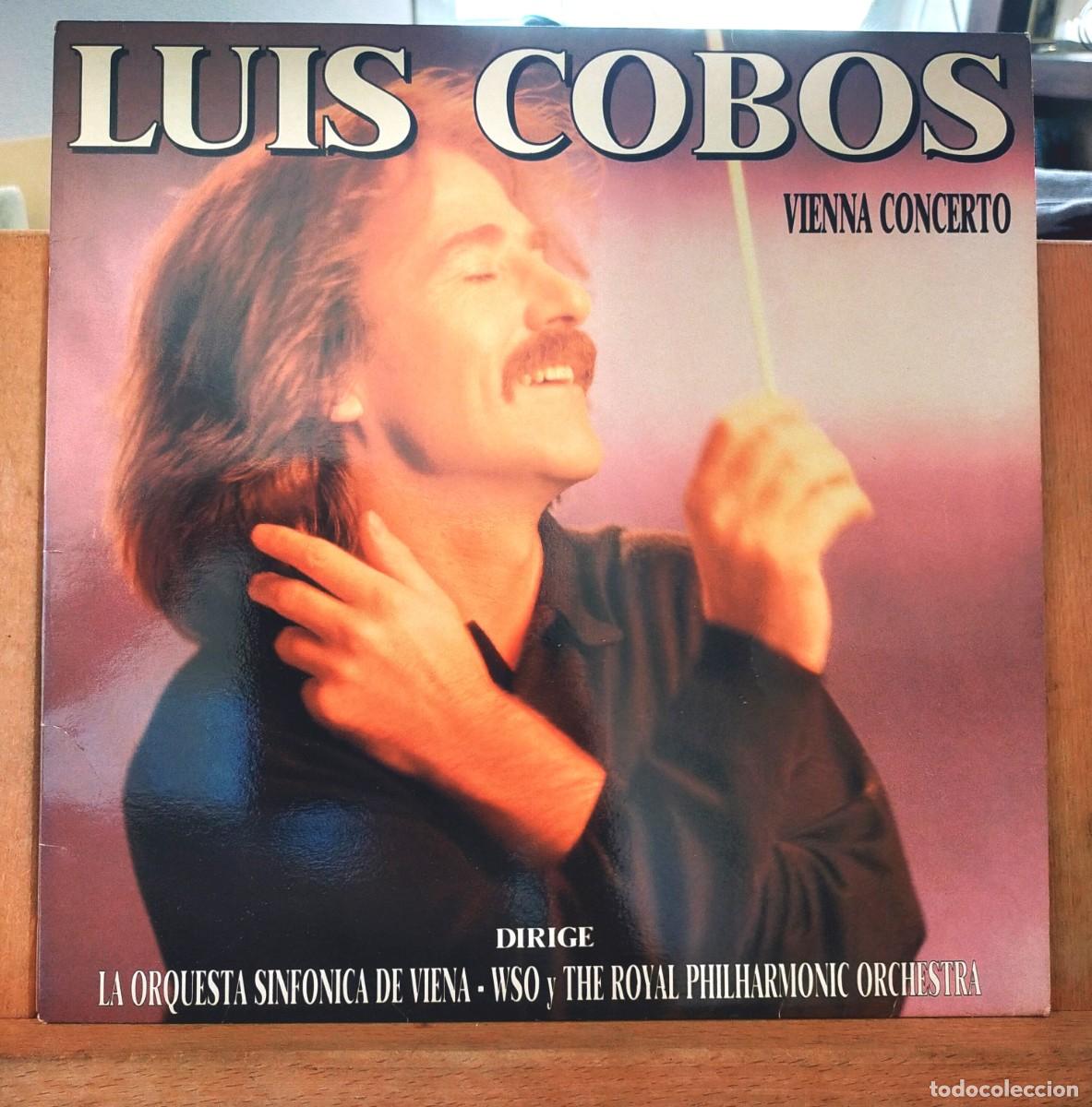 Discos de vinilo: LUIS COBOS. VIENNA CONCERT. LA ORQUESTA SINF&Oacute;NCA DE VIENA- WSO Y THE ROYAL PHILARMONIC. 1988
