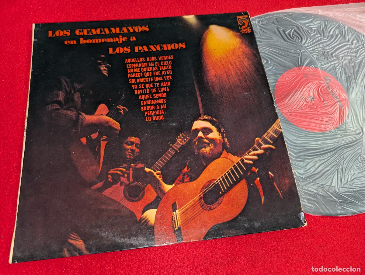 Discos de vinilo: LOS GUACAMAYOS En homenaje a Los Panchos LP 1974 Discophon ESPA&Ntilde;A SPAIN
