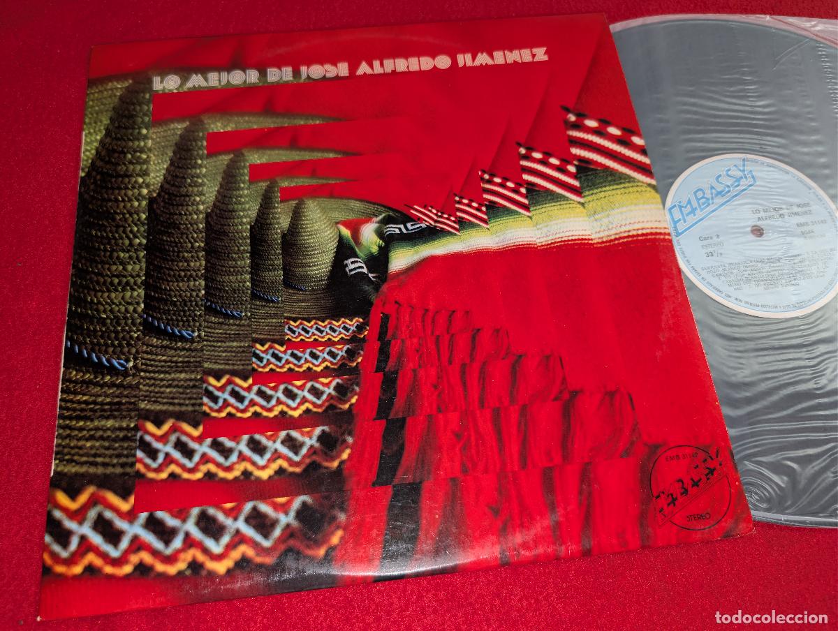 Discos de vinilo: JOSE ALFREDO JIMENEZ Lo mejor de Jose Alfredo Jimenez LP 1975 Embassy ESPA&Ntilde;A SPAIN