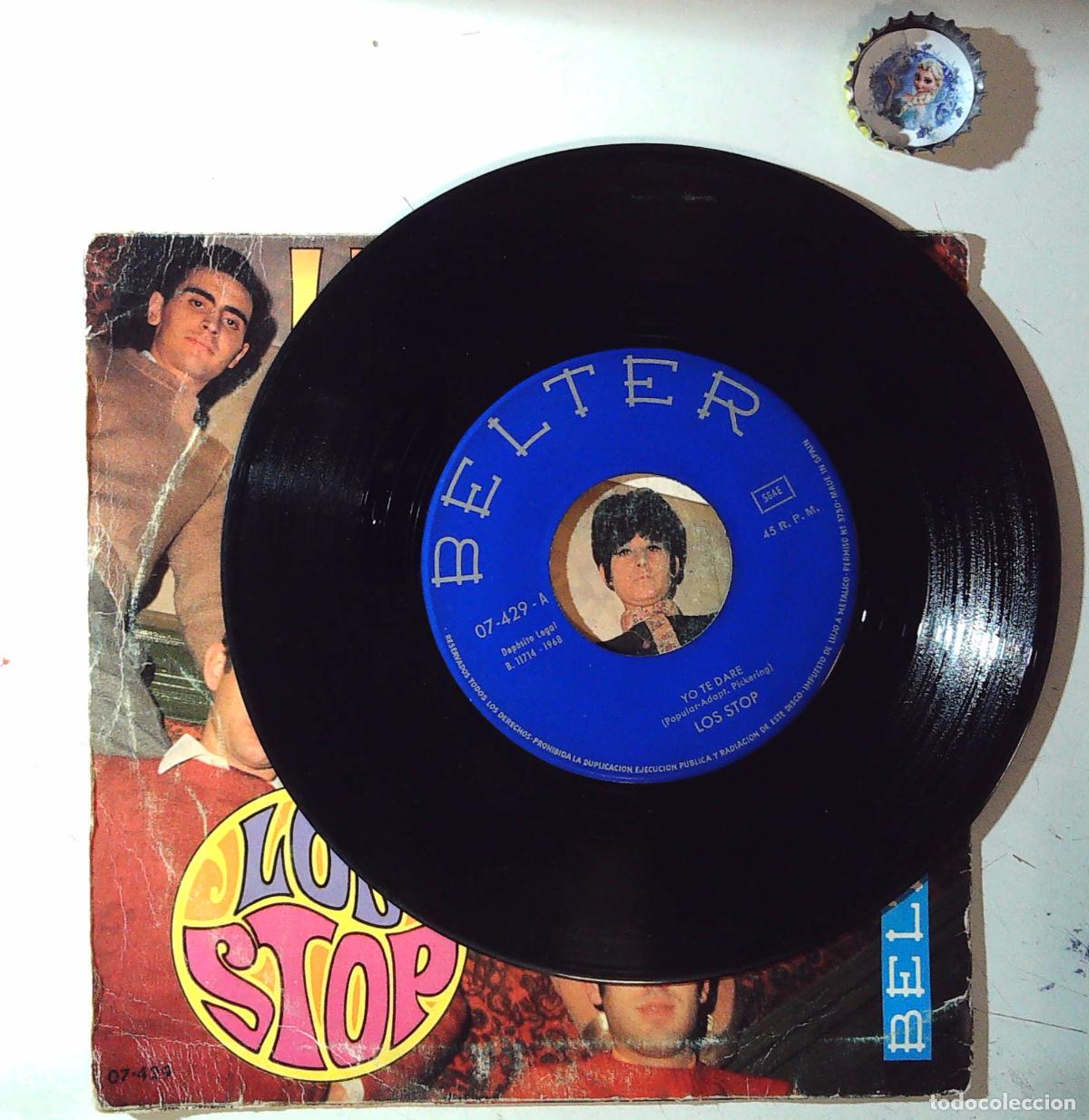 Discos de vinilo: CRISTINA Y LOS STOP YO TE DARE LA LA LA LALALA - Foto 3