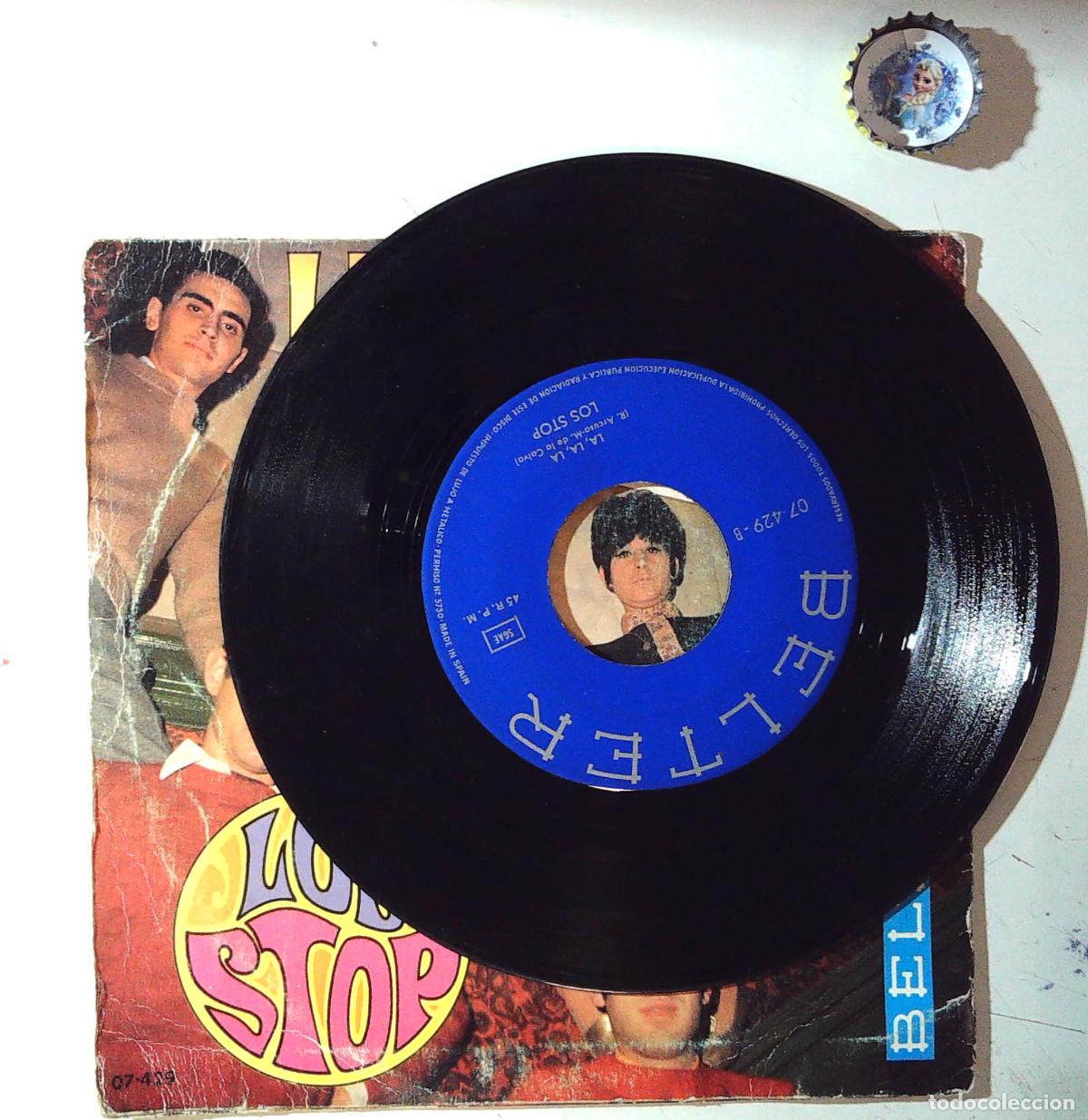 Discos de vinilo: CRISTINA Y LOS STOP YO TE DARE LA LA LA LALALA - Foto 4