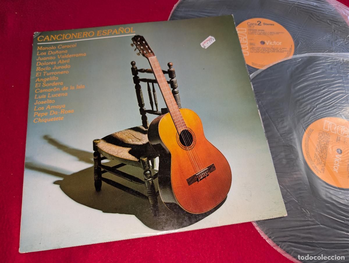 Discos de vinilo: CANCIONERO ESPA&Ntilde;OL 2LP 1979 RCA gatefold CAMARON+JOSELITO+AMAYA+JURADO+JOSELITO+DO&Ntilde;ANA