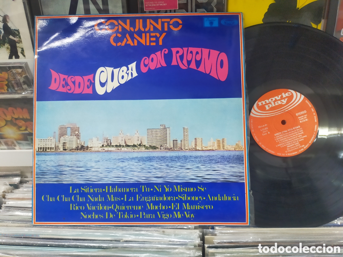 Discos de vinilo: Conjunto caney lp desde cuba con ritmo Espa&ntilde;a 1972