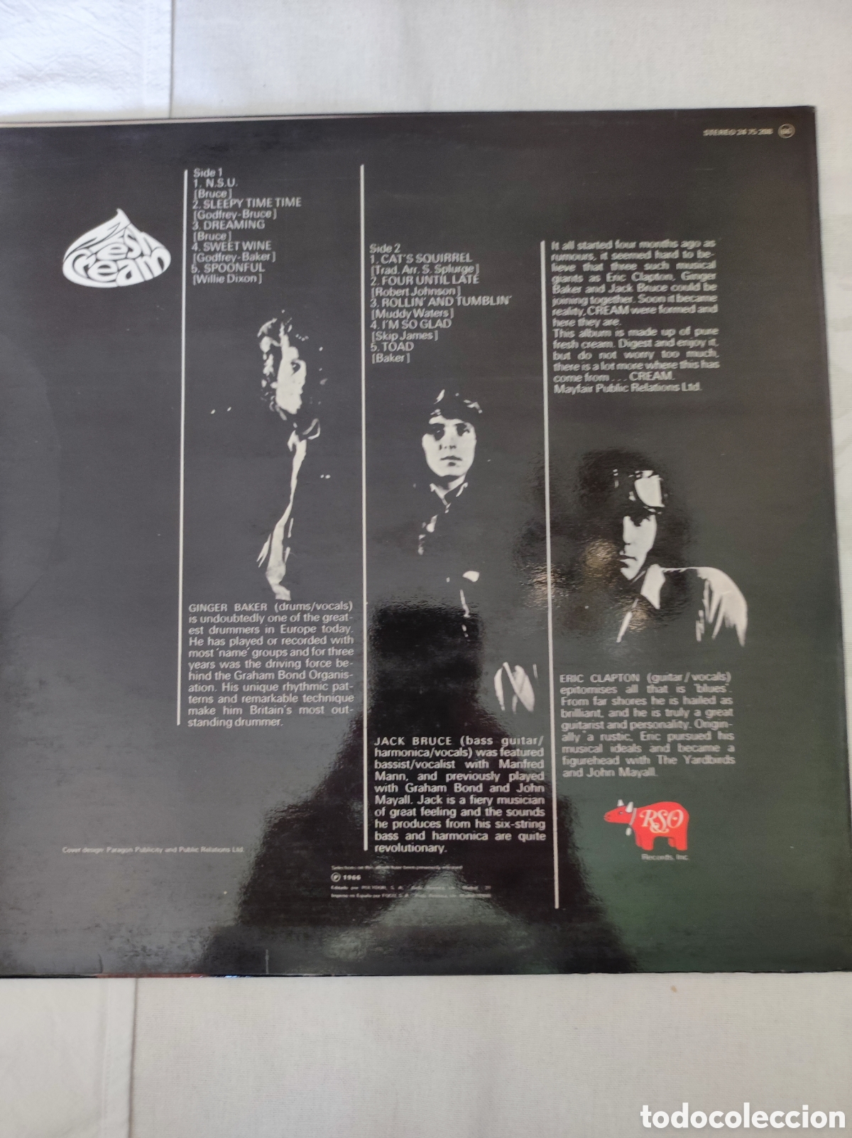 Discos de vinilo: CREAM - FRESH CREAM (1&deg;) - Foto 2