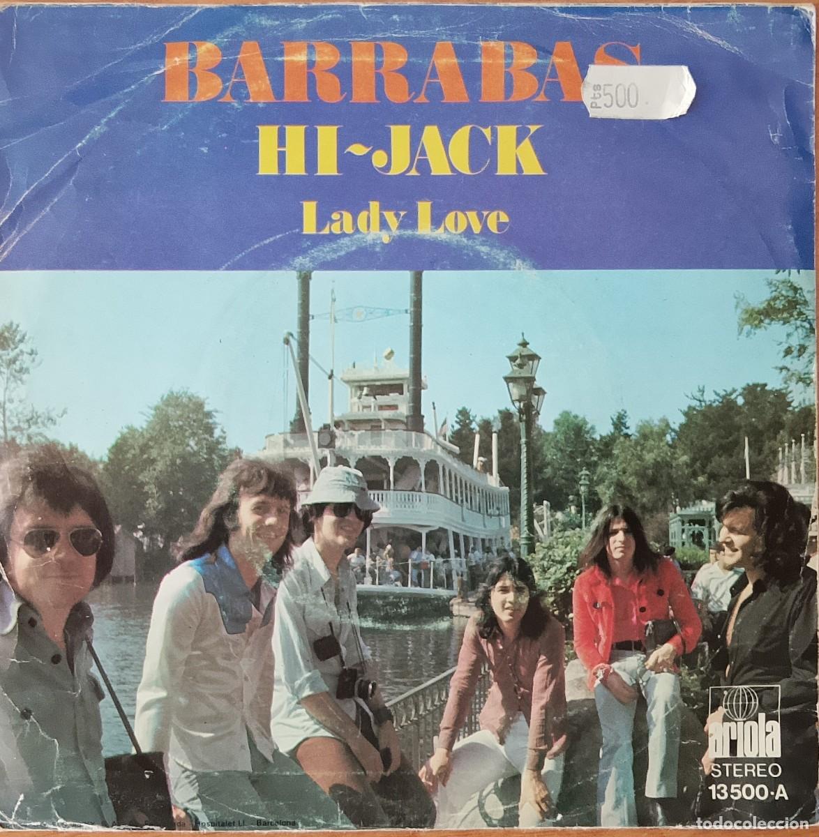 Discos de vinilo: Barrab&aacute;s. Hi-Jack. Vinilo single. - Foto 2