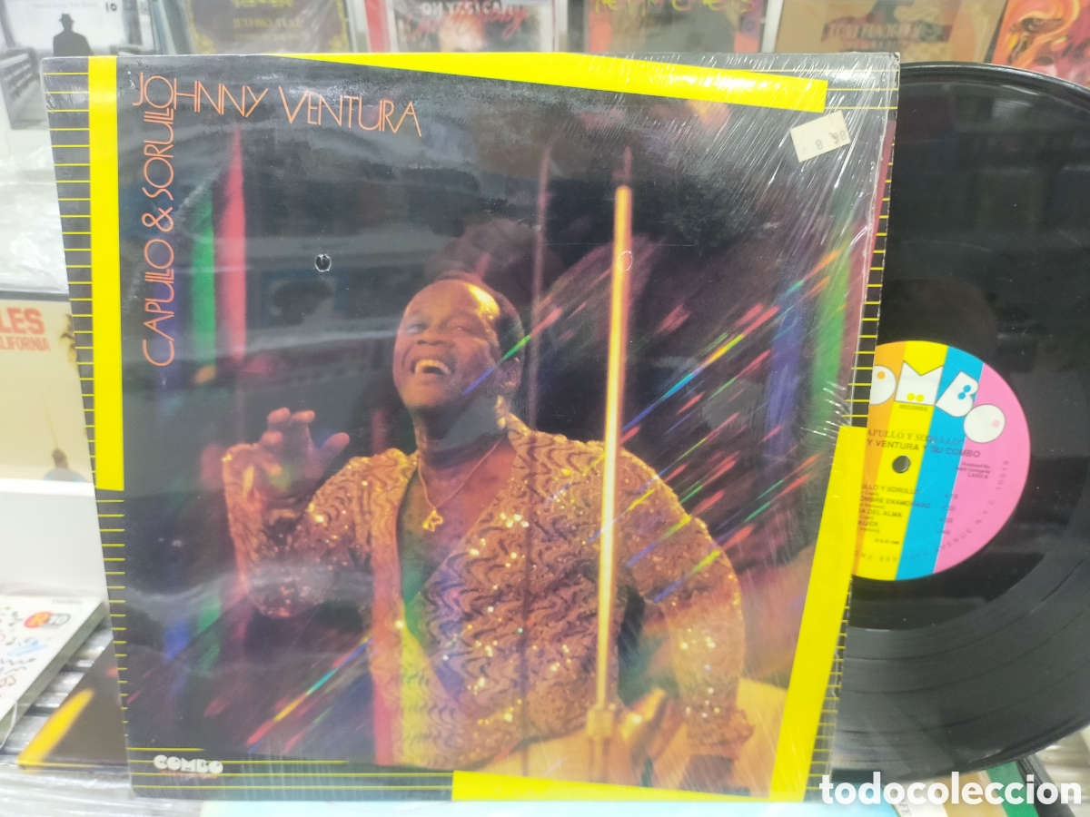 Discos de vinilo: Johnny Ventura LP capullo y sorullo u.s.a. 1986