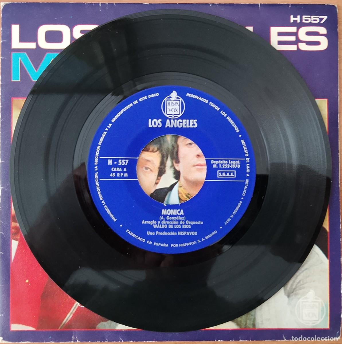 Discos de vinilo: Los &Aacute;ngeles. M&oacute;nica. Vinilo single. - Foto 3