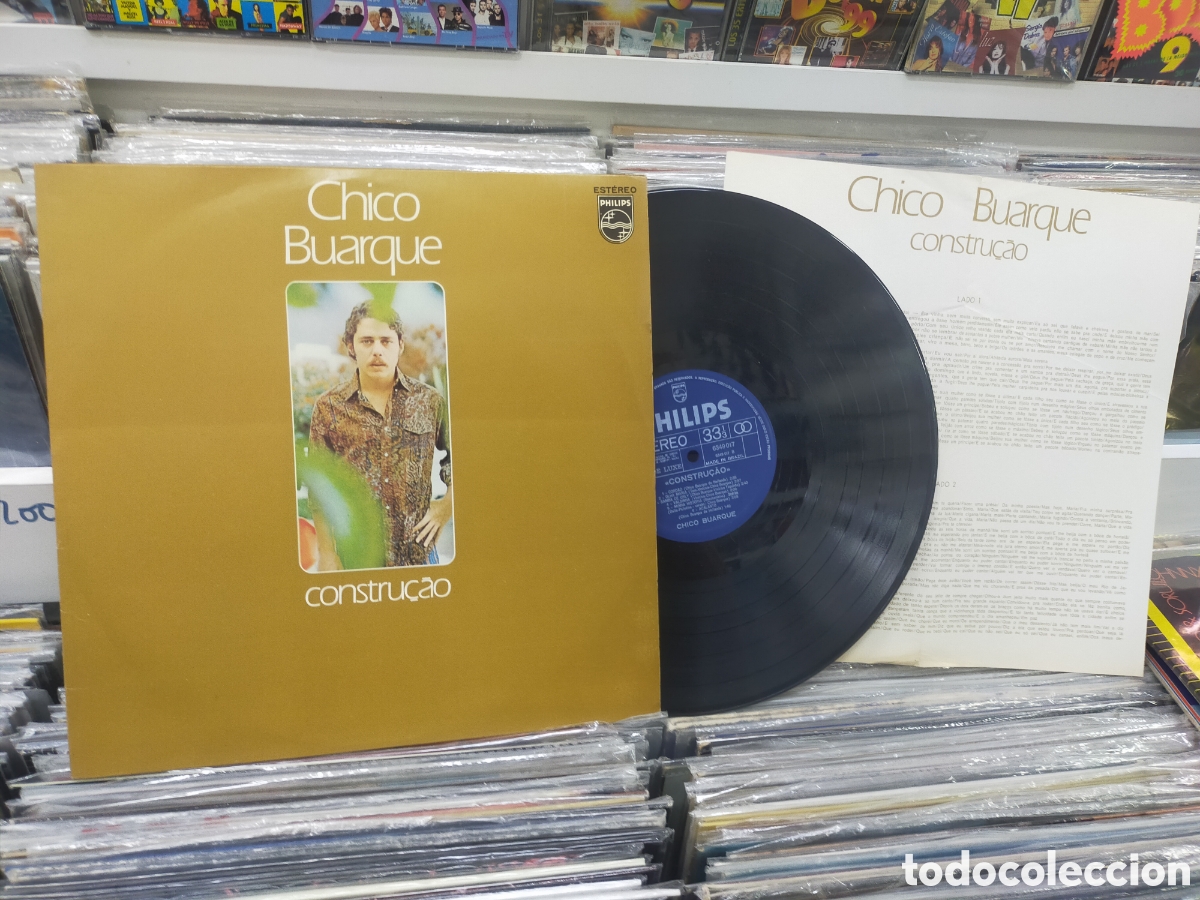 Discos de vinilo: Chico buarque lp constru&ccedil;ao brasil 1971