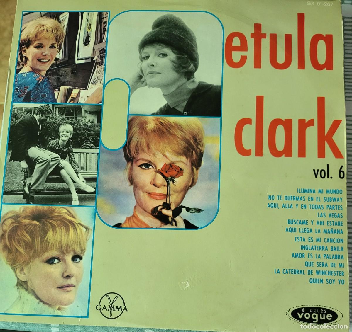 Discos de vinilo: Petula Clark Vol.6 Lp sello Gamma-Vogue editado en M&eacute;xico ...