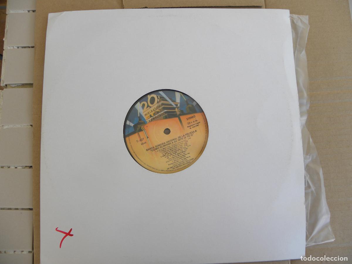 Discos de vinilo: BANDA SONORA DELA PELICULA COMO ELIMINAR A SU JEFE (DOLLY PARTON, 8,9) -LP 1980 -PEDIDO MINIMO 3 E.