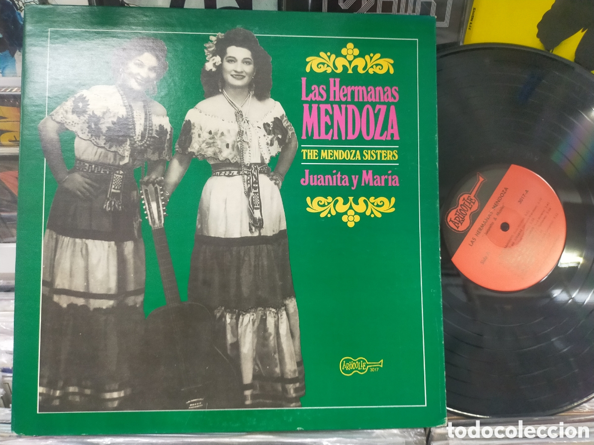 Discos de vinilo: Las hermanas Mendoza lp juanita y mar&iacute;a carpeta doble 1984