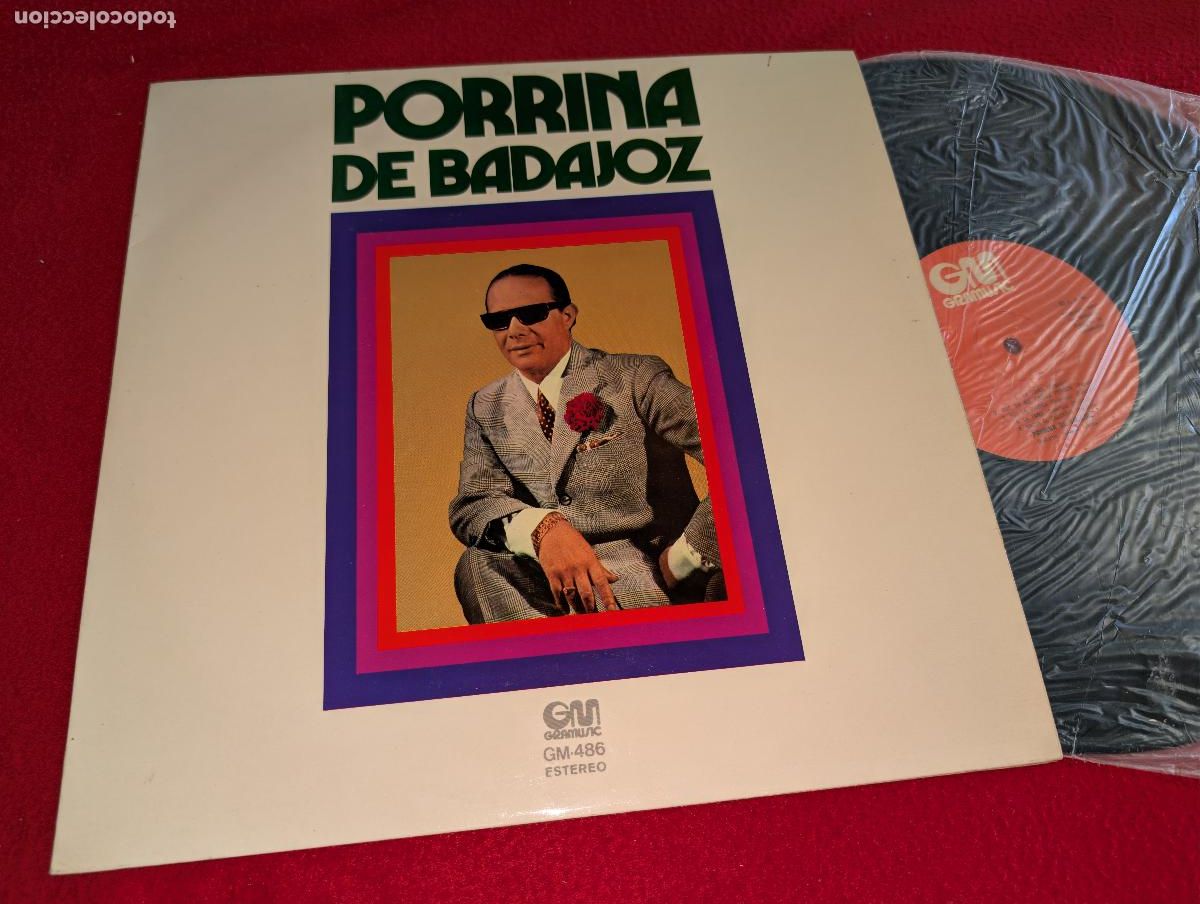 Discos de vinilo: PORRINA DE BADAJOZ & ANTONIO ARENAS LP 1976 Gramusic