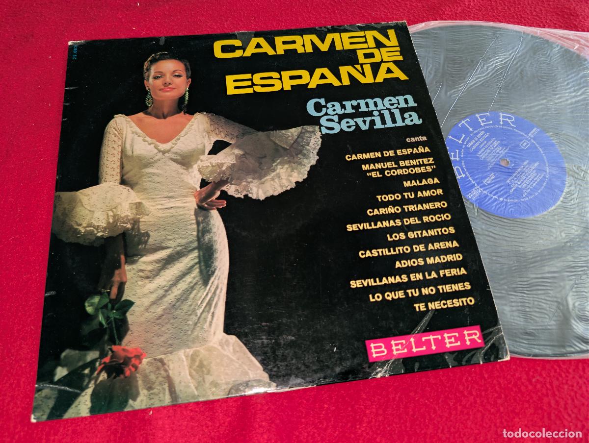 Discos de vinilo: CARMEN SEVILLA Carmen Sevilla LP 1967 Belter VINILO