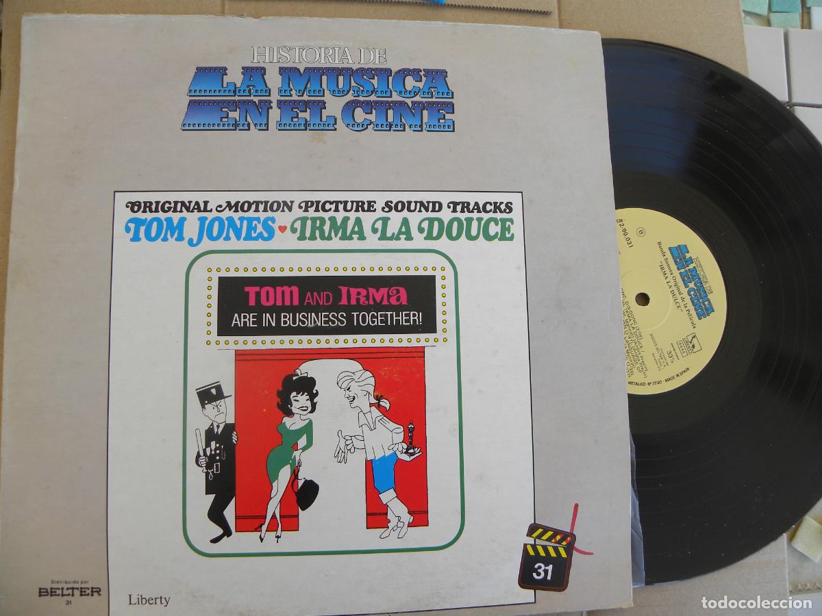 Discos de vinilo: TOM JONES - IRMA LA DULCE -LP 1982 -PEDIDO MINIMO 3 EUROS