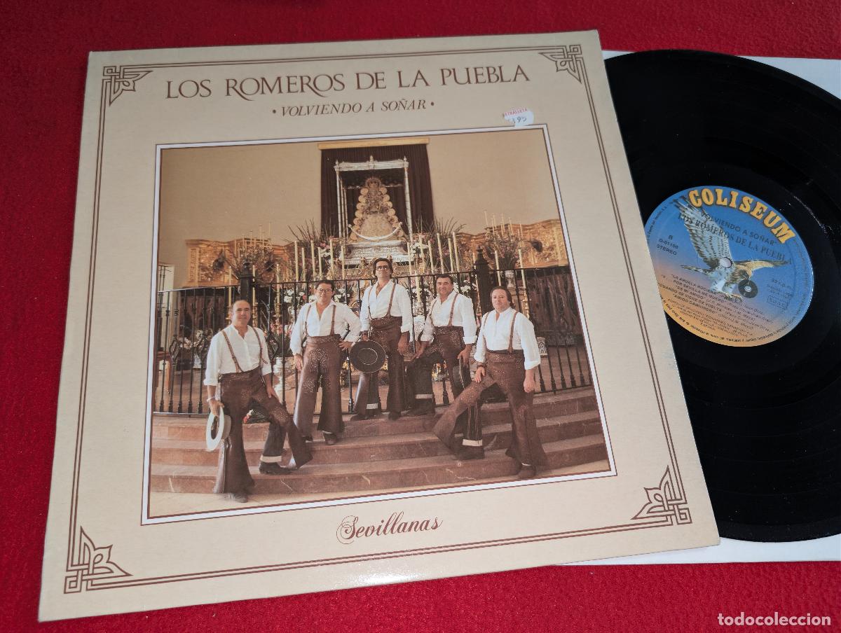 Discos de vinilo: LOS ROMEROS DE LA PUEBLA Volviendo a so&ntilde;ar LP 1993 Coliseum VINILO