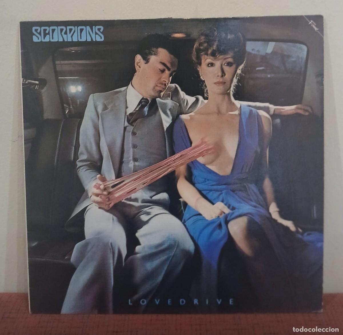 Discos de vinilo: VINILO LOVEDRIVE - LP COMO NUEVO DE SCORPIONS