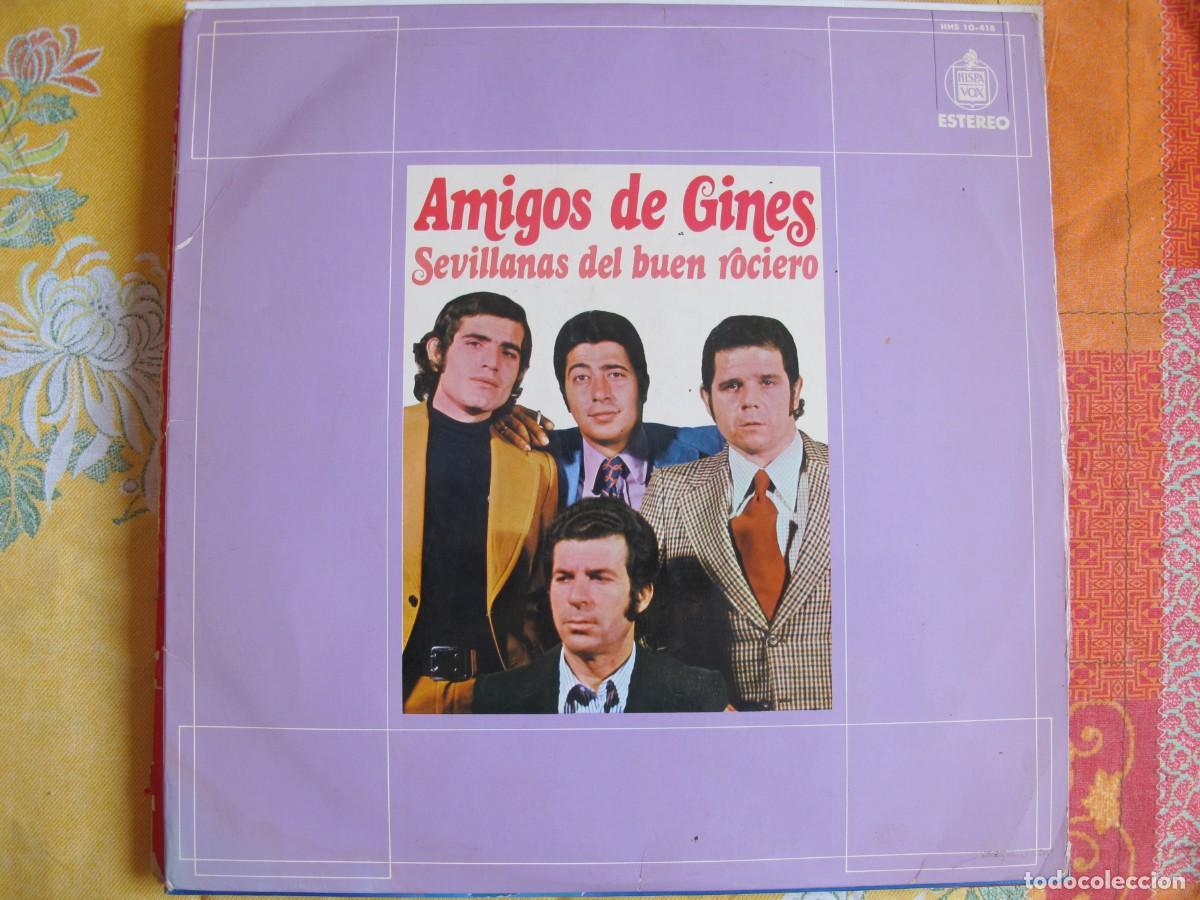 Discos de vinilo: LP - AMIGOS DE GINES - SEVILLANAS DEL BUEN ROCIERO (SPAIN, HIXPAVOS 1973)