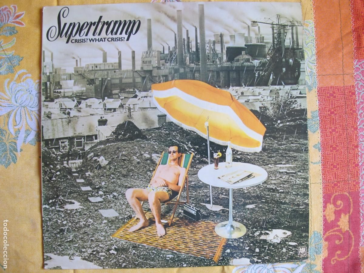 Discos de vinilo: LP - SUPERTRAMP - CRISIS? WHAT CRISIS? (SPAIN, AM RECORDS 1977)