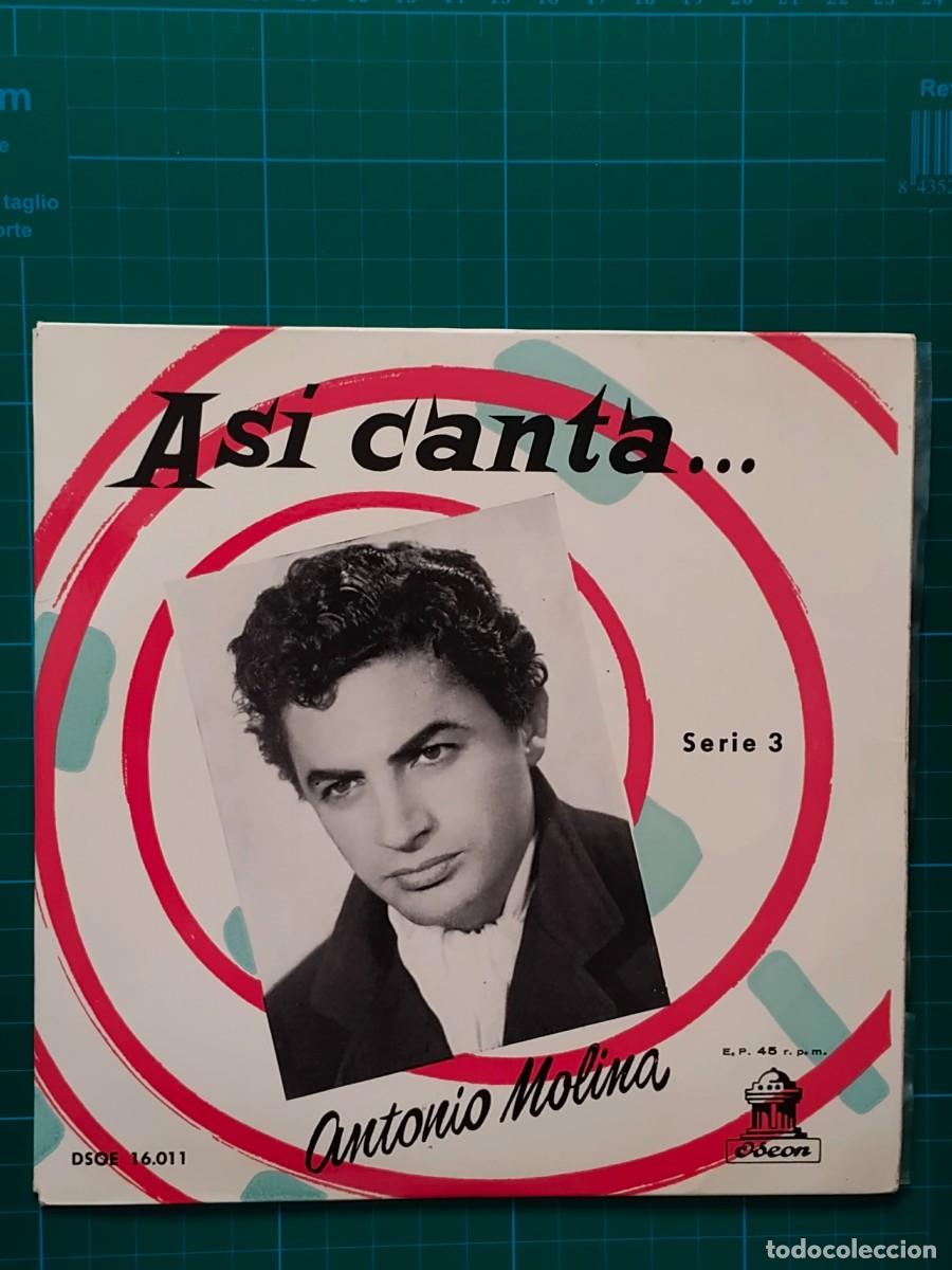 Discos de vinilo: As&iacute; canta... Antonio Molina / Serie 3