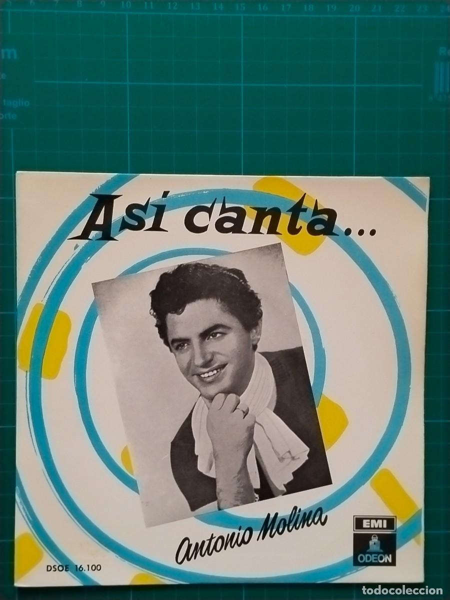 Discos de vinilo: As&iacute; canta... Antonio Molina / raro sin serie