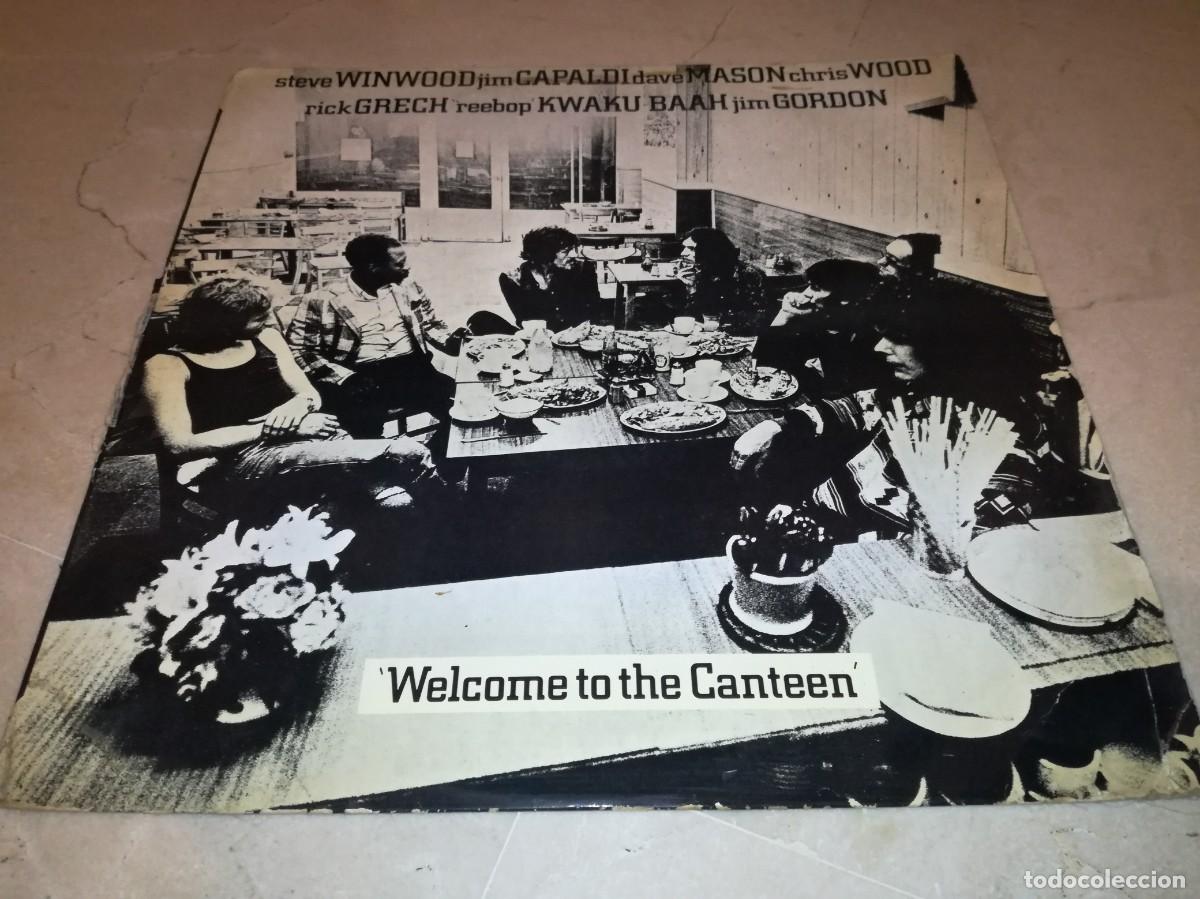 Discos de vinilo: STEVE WINWOOD, JIM CAPALDI, DAVE MASON, CHRIS WOOD-WELCOME TO THE CANTEEN-EDICI&Oacute;N ESPA&Ntilde;OLA
