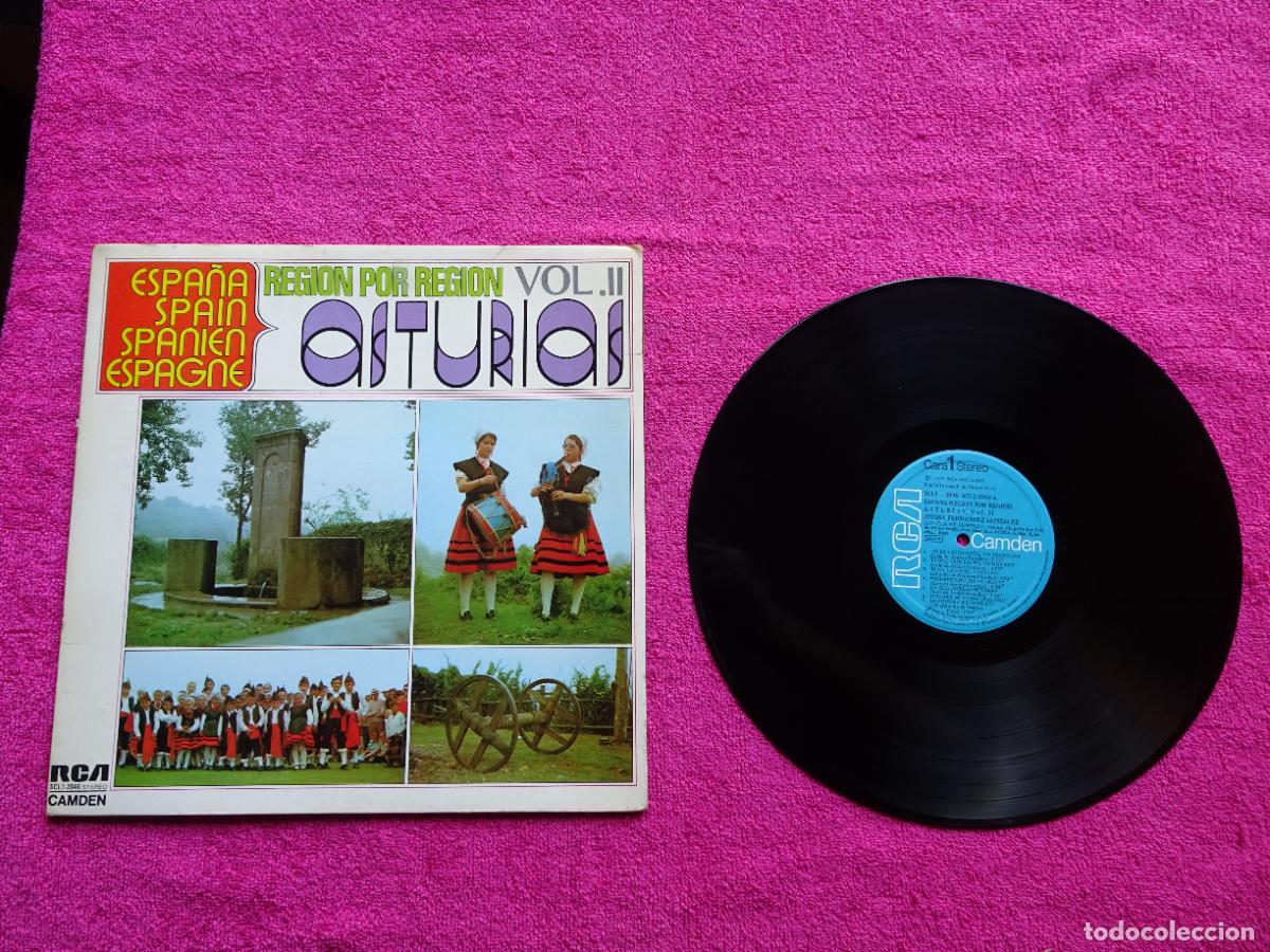 Discos de vinilo: asturias regi&oacute;n por regi&oacute;n vol II chucha de nembra 1973 rca 2046 gaita luis de arnizo