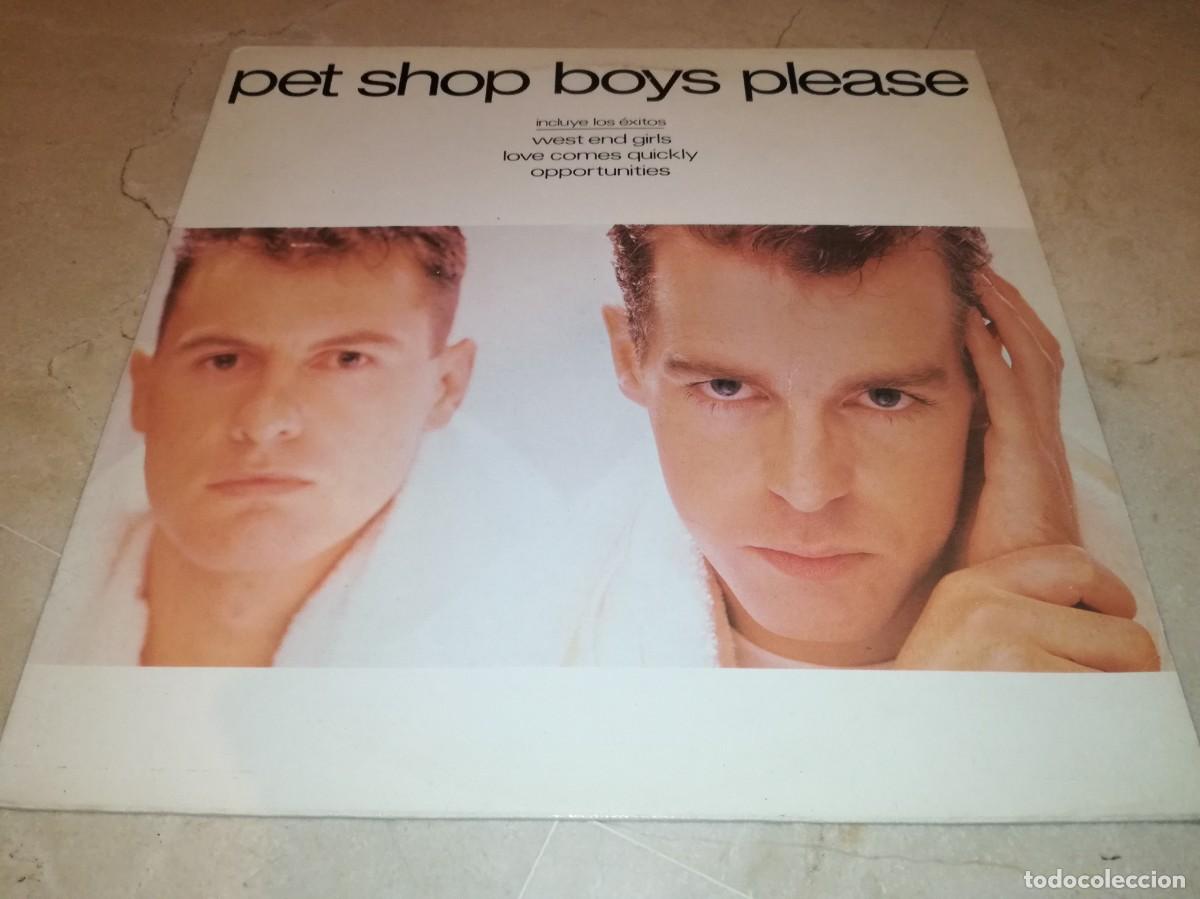 Discos de vinilo: PET SHOP BOYS-PLEASE-CONTIENE ENCARTE-ORIGINAL ESPA&Ntilde;OL 1986