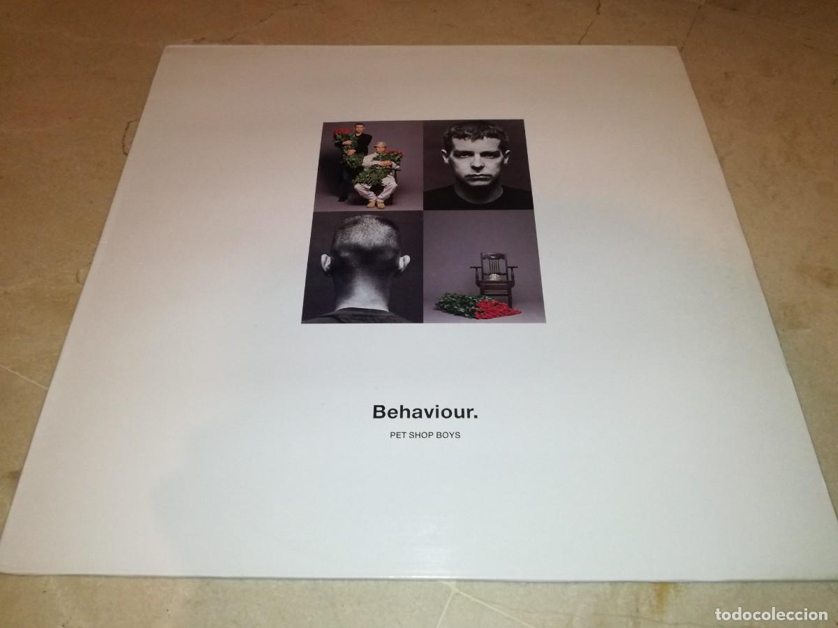 Discos de vinilo: PET SHOP BOYS-BEHAVIOUR-CONTIENE ENCARTE-ORIGINAL ESPA&Ntilde;OL 1990-VINILO EN MUY BUEN ESTADO
