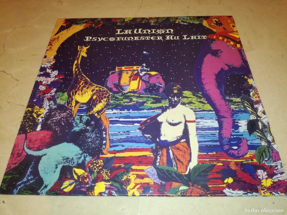 Discos de vinilo: LA UNION-PSYCHOFUNKSTER AU LAIT-CONTIENE ENCARTE-ORIGINAL 1993-VINILO EN EXCELENTE ESTADO