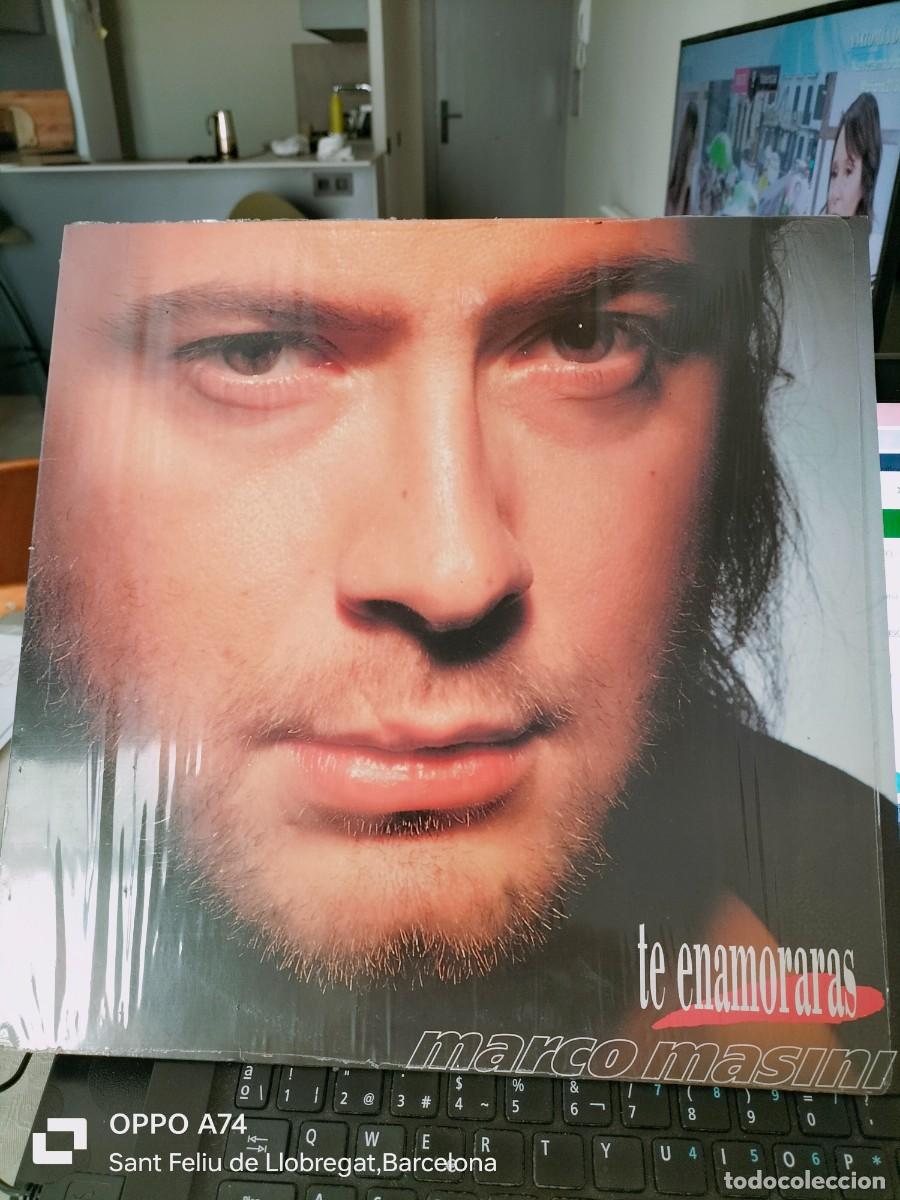 Discos de vinilo: RAR LP 33. MARCO MASINI. TE ENAMORARAS. MADE IN SPAIN. ENCARTE CON LETRAS