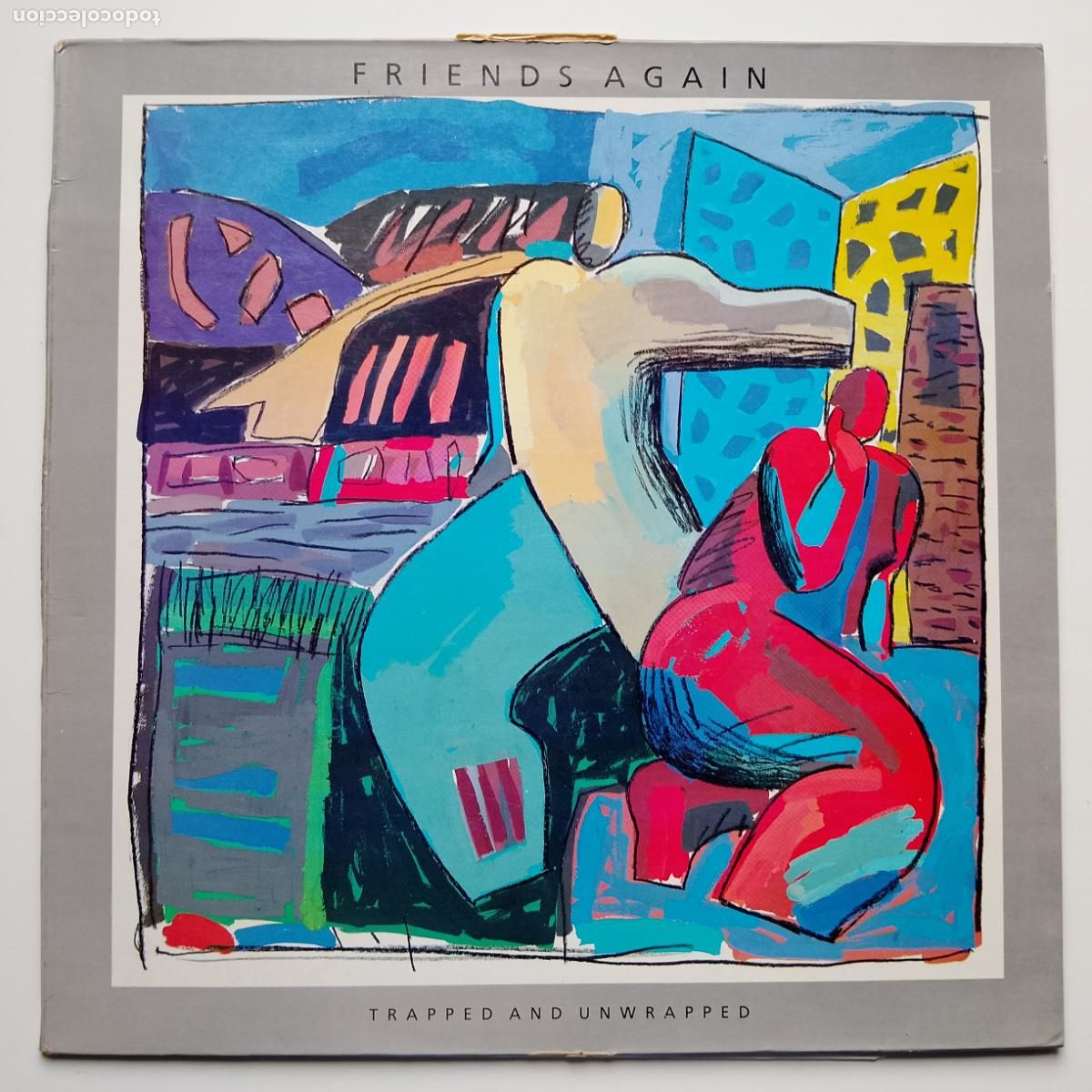 Discos de vinilo: Friends Again-Trapped And Unwrapped (LP Mercury 1984) Pale Fountains, Waterboys, Aztec Camera...