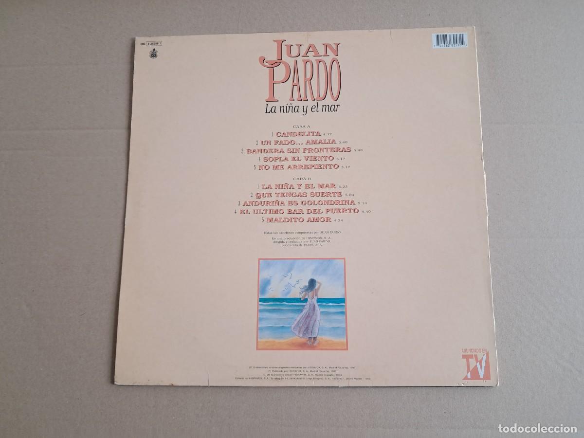 Discos de vinilo: JUAN PARDO - LA NI&Ntilde;A Y EL MAR LP 1993 - Foto 3