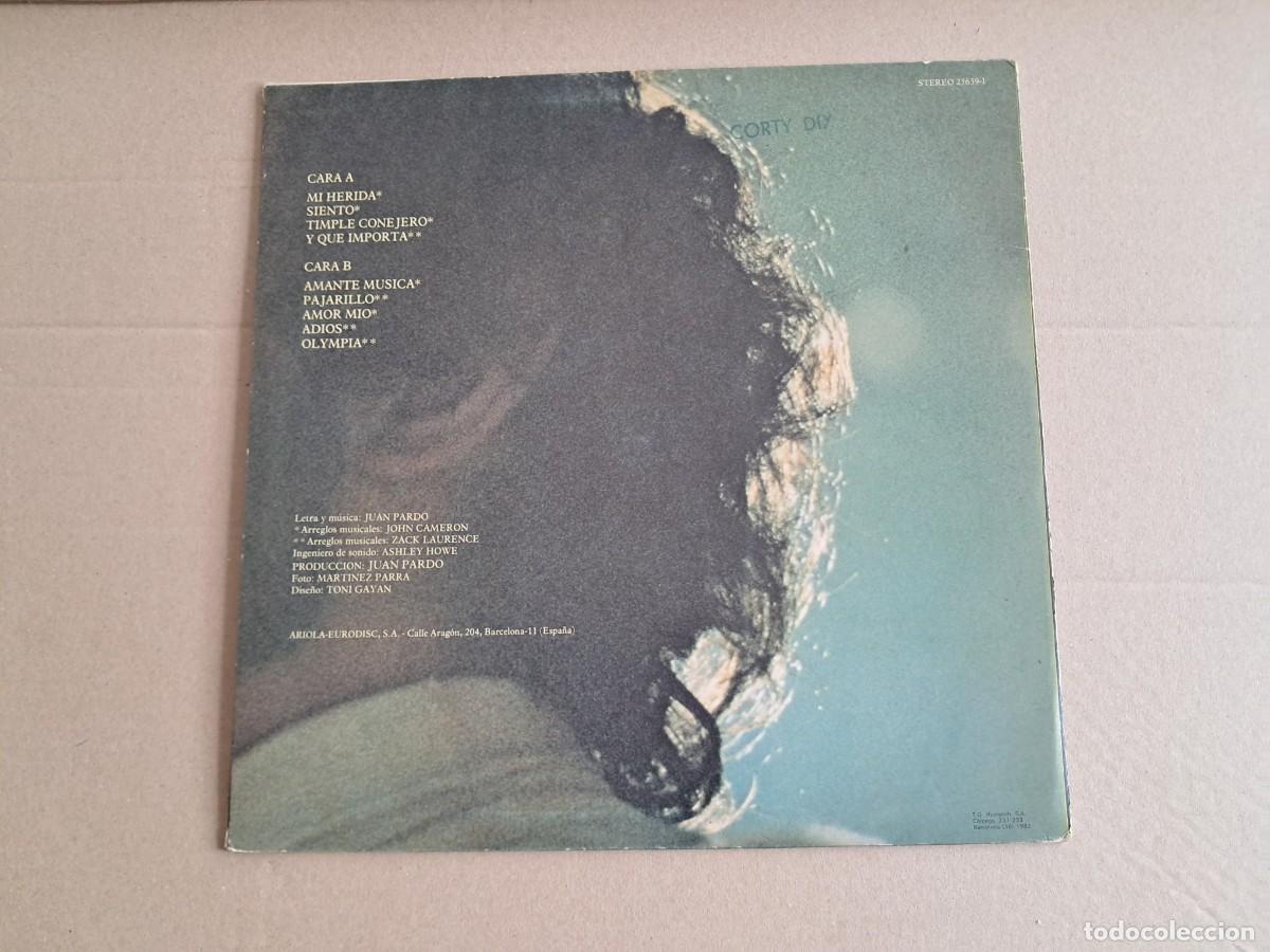 Discos de vinilo: JUAN PARDO - AMOR MIO LP 1978 - Foto 5