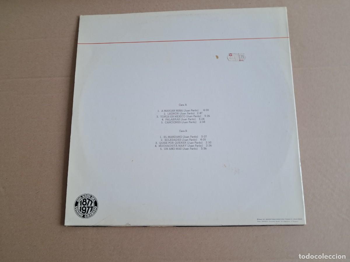 Discos de vinilo: JUAN PARDO - AMOR MIO LP 1978 - Foto 6